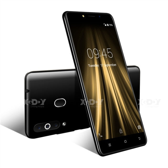 XGODY 4G Fingerprint Mobile Phone 2GB 16GB Android 6.0 Smartphone Dual Sim 5.5