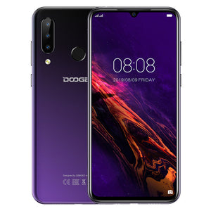 DOOGEE N20 N 20 6.3 Inch FHD+ Mobile Phone 4GB 64GB MT6763 Octa Core Cellphone 4350mAh 16MP+8MP+8MP Triple Camera 4G Smartphone