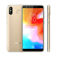 Load image into Gallery viewer, Original Global HOMTOM H5 3GB+32GB MT6739 Quad Core Mobile Phone 5.7&quot; GPS Fingerprint Face ID Android 8.14G FDD-LTE Smartphone