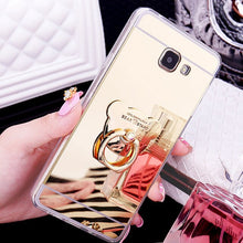 Load image into Gallery viewer, Luxury Mirror Stand Holder Plating TPU Case